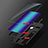 Silicone Frame Mirror Rainbow Gradient Case Cover H03 for Xiaomi Mi 11 Lite 5G