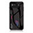 Silicone Frame Mirror Rainbow Gradient Case Cover LS1 for Asus ROG Phone 7 Pro Black