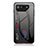 Silicone Frame Mirror Rainbow Gradient Case Cover LS1 for Asus ROG Phone 7 Pro Dark Gray
