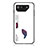 Silicone Frame Mirror Rainbow Gradient Case Cover LS1 for Asus ROG Phone 7 Pro White