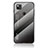 Silicone Frame Mirror Rainbow Gradient Case Cover LS1 for Google Pixel 4a Dark Gray