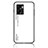 Silicone Frame Mirror Rainbow Gradient Case Cover LS1 for OnePlus Nord N300 5G White
