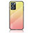 Silicone Frame Mirror Rainbow Gradient Case Cover LS1 for Oppo Reno7 5G