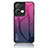 Silicone Frame Mirror Rainbow Gradient Case Cover LS1 for Oppo Reno8 Pro+ Plus 5G
