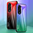 Silicone Frame Mirror Rainbow Gradient Case Cover LS1 for Oppo Reno8 T 4G