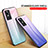 Silicone Frame Mirror Rainbow Gradient Case Cover LS1 for Realme GT Neo3 5G