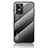 Silicone Frame Mirror Rainbow Gradient Case Cover LS1 for Realme GT Neo3 5G Dark Gray