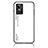 Silicone Frame Mirror Rainbow Gradient Case Cover LS1 for Realme GT Neo3 5G White