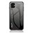 Silicone Frame Mirror Rainbow Gradient Case Cover LS1 for Samsung Galaxy A04E Dark Gray