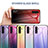 Silicone Frame Mirror Rainbow Gradient Case Cover LS1 for Samsung Galaxy A04s