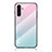 Silicone Frame Mirror Rainbow Gradient Case Cover LS1 for Samsung Galaxy A04s