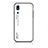 Silicone Frame Mirror Rainbow Gradient Case Cover LS1 for Samsung Galaxy A2 Core A260F A260G White