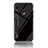Silicone Frame Mirror Rainbow Gradient Case Cover LS1 for Samsung Galaxy A20e Black
