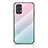 Silicone Frame Mirror Rainbow Gradient Case Cover LS1 for Samsung Galaxy A23 4G