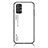Silicone Frame Mirror Rainbow Gradient Case Cover LS1 for Samsung Galaxy A23 5G White
