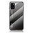Silicone Frame Mirror Rainbow Gradient Case Cover LS1 for Samsung Galaxy A31 Dark Gray