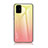 Silicone Frame Mirror Rainbow Gradient Case Cover LS1 for Samsung Galaxy A51 5G Yellow