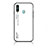Silicone Frame Mirror Rainbow Gradient Case Cover LS1 for Samsung Galaxy A60 White
