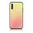 Silicone Frame Mirror Rainbow Gradient Case Cover LS1 for Samsung Galaxy A70S