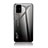 Silicone Frame Mirror Rainbow Gradient Case Cover LS1 for Samsung Galaxy A71 5G Dark Gray