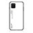 Silicone Frame Mirror Rainbow Gradient Case Cover LS1 for Samsung Galaxy A81 White