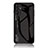 Silicone Frame Mirror Rainbow Gradient Case Cover LS1 for Samsung Galaxy F13 4G Black