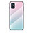 Silicone Frame Mirror Rainbow Gradient Case Cover LS1 for Samsung Galaxy M31s