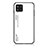 Silicone Frame Mirror Rainbow Gradient Case Cover LS1 for Samsung Galaxy M42 5G White