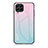 Silicone Frame Mirror Rainbow Gradient Case Cover LS1 for Samsung Galaxy M53 5G