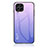 Silicone Frame Mirror Rainbow Gradient Case Cover LS1 for Samsung Galaxy M53 5G Clove Purple