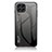 Silicone Frame Mirror Rainbow Gradient Case Cover LS1 for Samsung Galaxy M53 5G Dark Gray