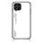 Silicone Frame Mirror Rainbow Gradient Case Cover LS1 for Samsung Galaxy M53 5G White