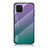Silicone Frame Mirror Rainbow Gradient Case Cover LS1 for Samsung Galaxy M60s Mixed