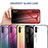 Silicone Frame Mirror Rainbow Gradient Case Cover LS1 for Samsung Galaxy Note 10 5G