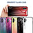 Silicone Frame Mirror Rainbow Gradient Case Cover LS1 for Samsung Galaxy Note 10 Plus 5G