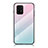 Silicone Frame Mirror Rainbow Gradient Case Cover LS1 for Samsung Galaxy S10 Lite