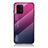 Silicone Frame Mirror Rainbow Gradient Case Cover LS1 for Samsung Galaxy S10 Lite Hot Pink
