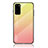 Silicone Frame Mirror Rainbow Gradient Case Cover LS1 for Samsung Galaxy S20 5G