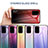 Silicone Frame Mirror Rainbow Gradient Case Cover LS1 for Samsung Galaxy S20 Plus 5G