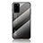 Silicone Frame Mirror Rainbow Gradient Case Cover LS1 for Samsung Galaxy S20 Plus 5G Dark Gray