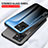 Silicone Frame Mirror Rainbow Gradient Case Cover LS1 for Vivo iQOO Z6x