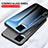 Silicone Frame Mirror Rainbow Gradient Case Cover LS1 for Vivo V20