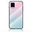 Silicone Frame Mirror Rainbow Gradient Case Cover LS1 for Vivo V20