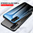 Silicone Frame Mirror Rainbow Gradient Case Cover LS1 for Vivo Y11s