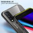 Silicone Frame Mirror Rainbow Gradient Case Cover LS1 for Vivo Y11s