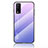 Silicone Frame Mirror Rainbow Gradient Case Cover LS1 for Vivo Y11s