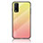 Silicone Frame Mirror Rainbow Gradient Case Cover LS1 for Vivo Y11s