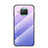 Silicone Frame Mirror Rainbow Gradient Case Cover LS1 for Xiaomi Mi 10T Lite 5G Clove Purple