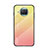 Silicone Frame Mirror Rainbow Gradient Case Cover LS1 for Xiaomi Mi 10T Lite 5G Yellow