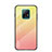 Silicone Frame Mirror Rainbow Gradient Case Cover LS1 for Xiaomi Redmi 10X Pro 5G Yellow